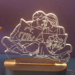 Personalized 3D Photo Lamp, Custom Photo Engraving Lamp, Photo Night Light