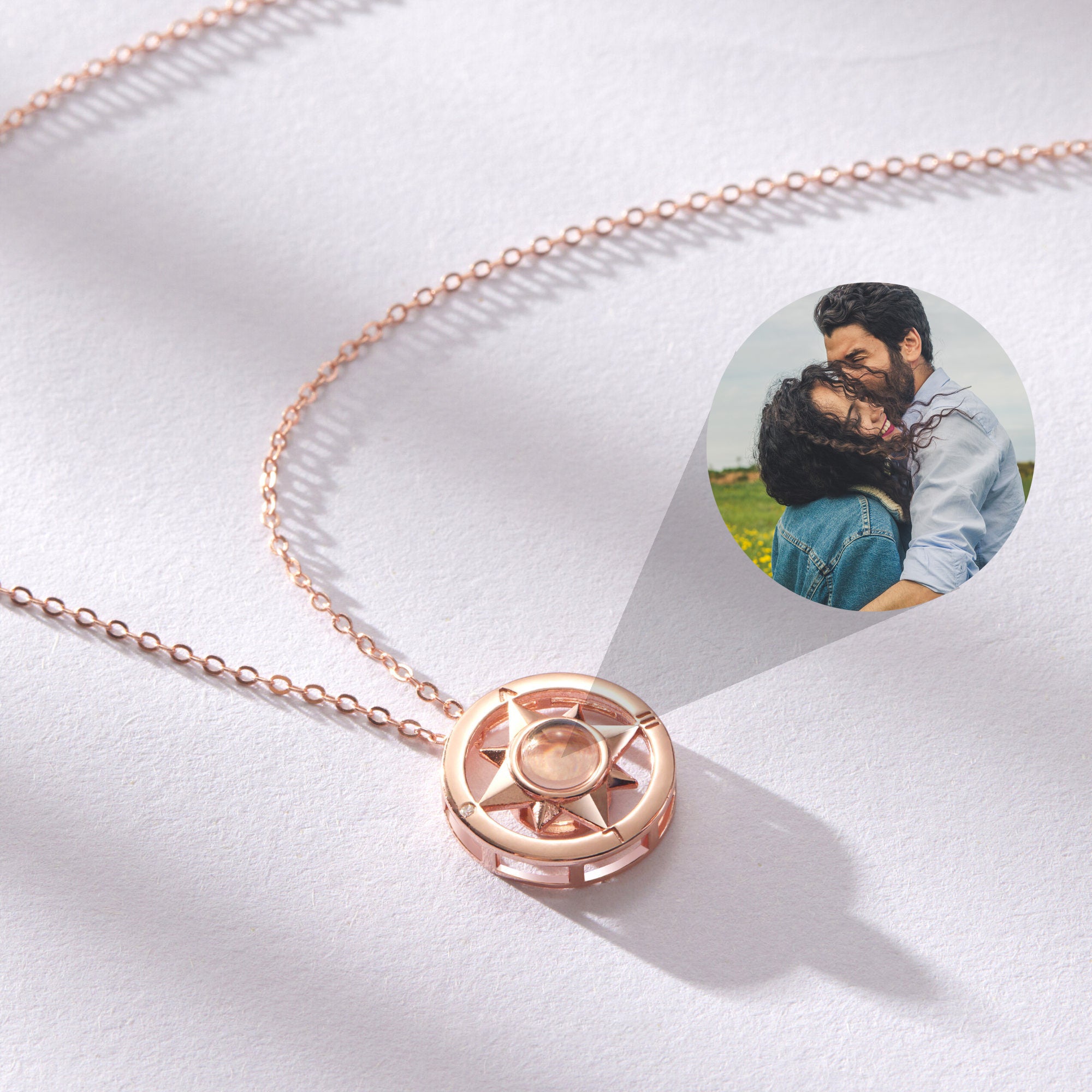 Personalized Photo Heart Projection Necklace – My Charm Necklace