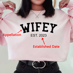 Custom Couple Sweatshirt, Personalized Honeymoon Sweater, Wedding Gift For Couple